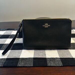 Black Coach wristlet